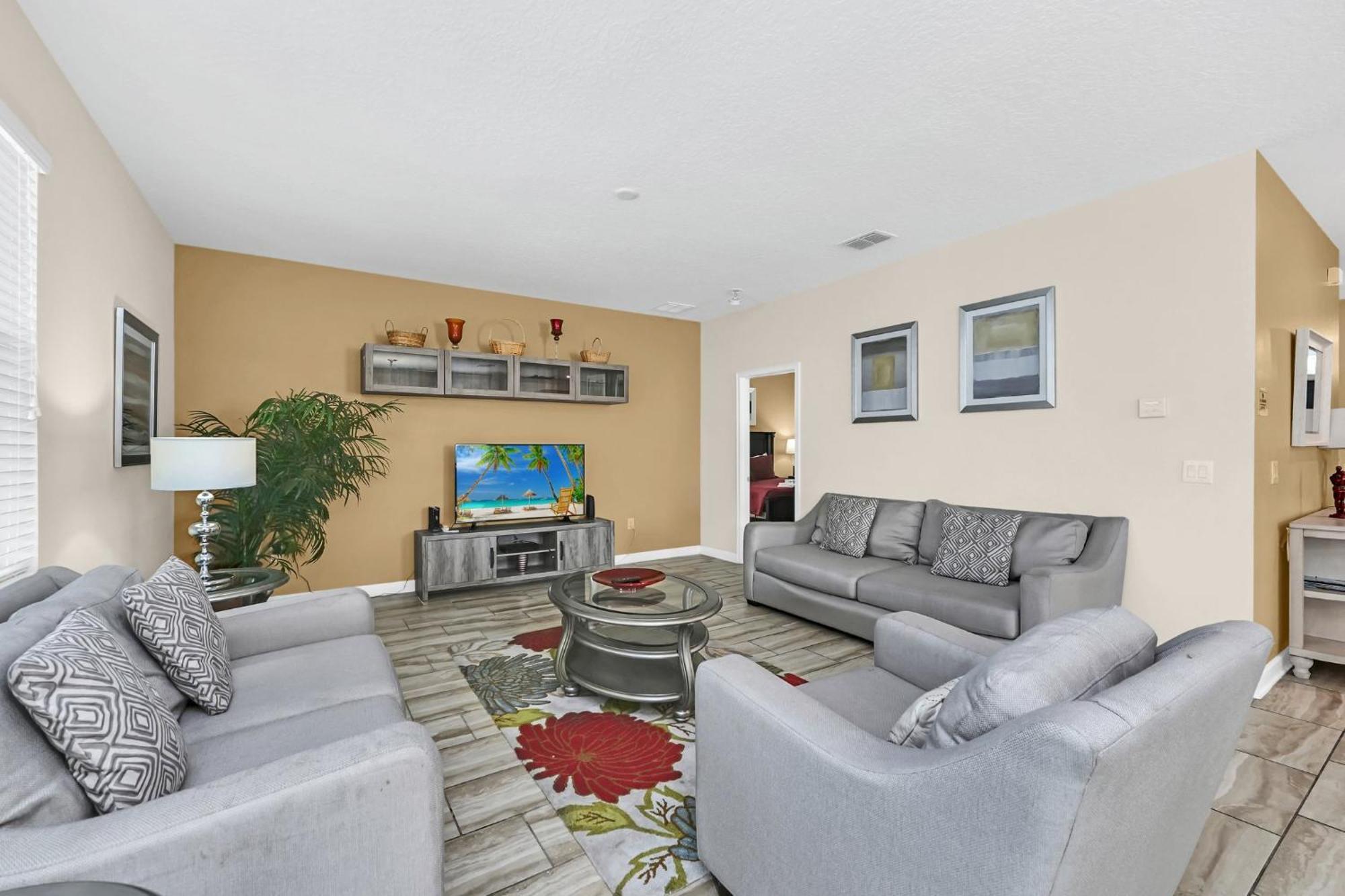 Villa At Champions Gate In Orlando Near Theme Parks With Private Pool, & Movie Theater