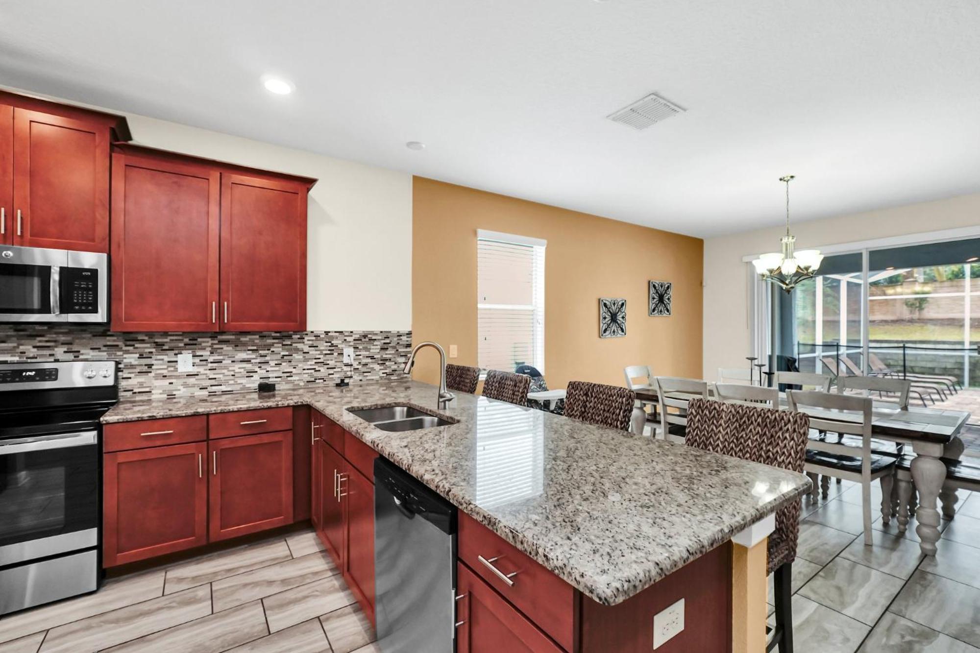 At Champions Gate In Orlando Near Theme Parks With Private Pool, & Movie Theater Villa Davenport