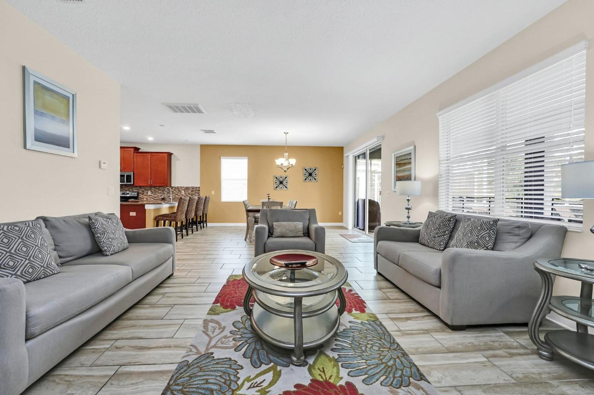 Villa At Champions Gate In Orlando Near Theme Parks With Private Pool, & Movie Theater Davenport